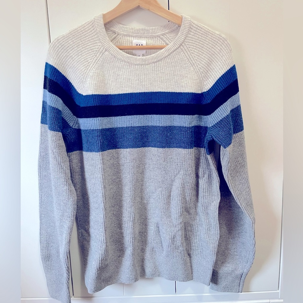 [Gap] men’s color block sweater wool blend New with tag NWT size M